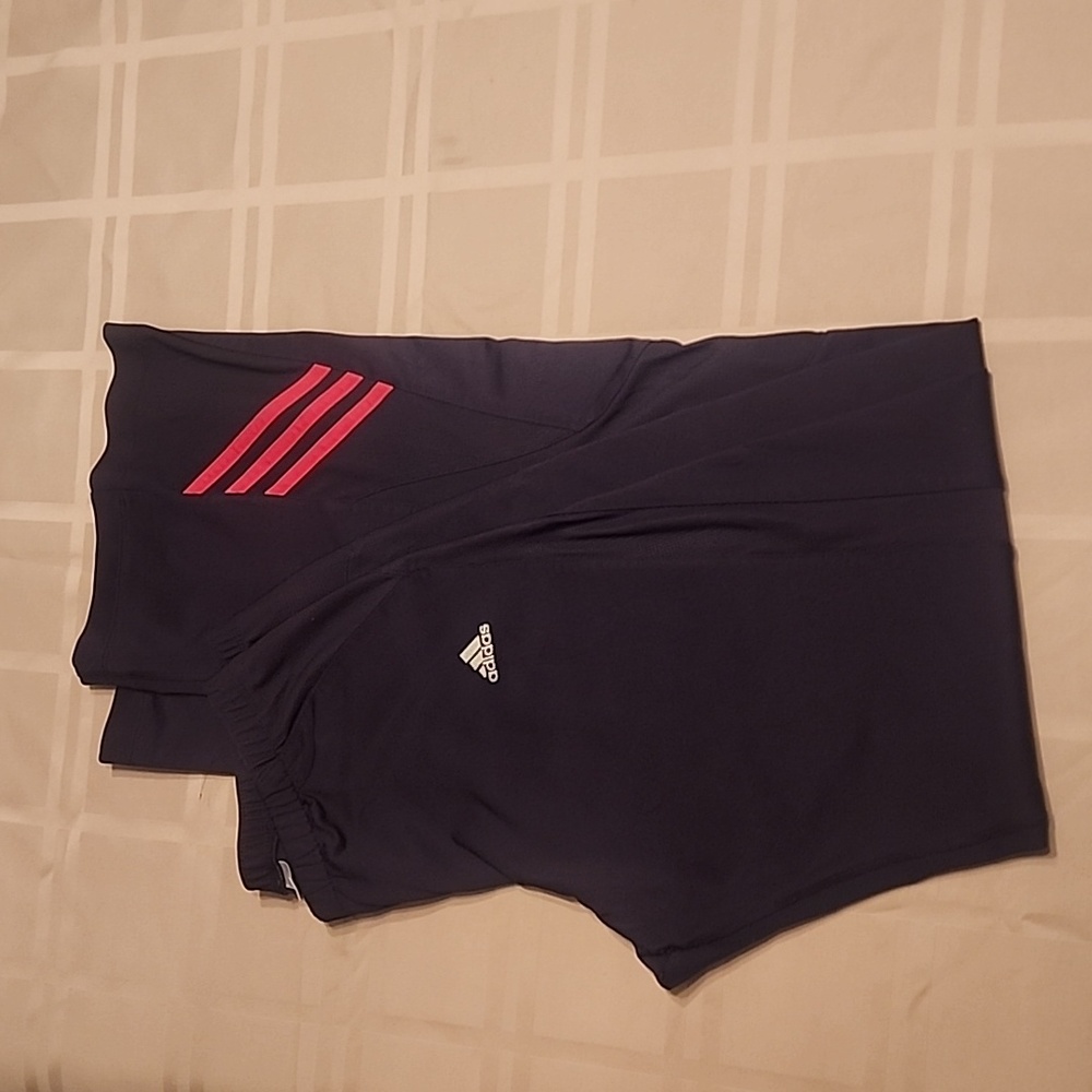 Adidas wide leg climacool workout pants